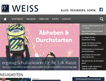 Tablet Screenshot of buero-weiss.de